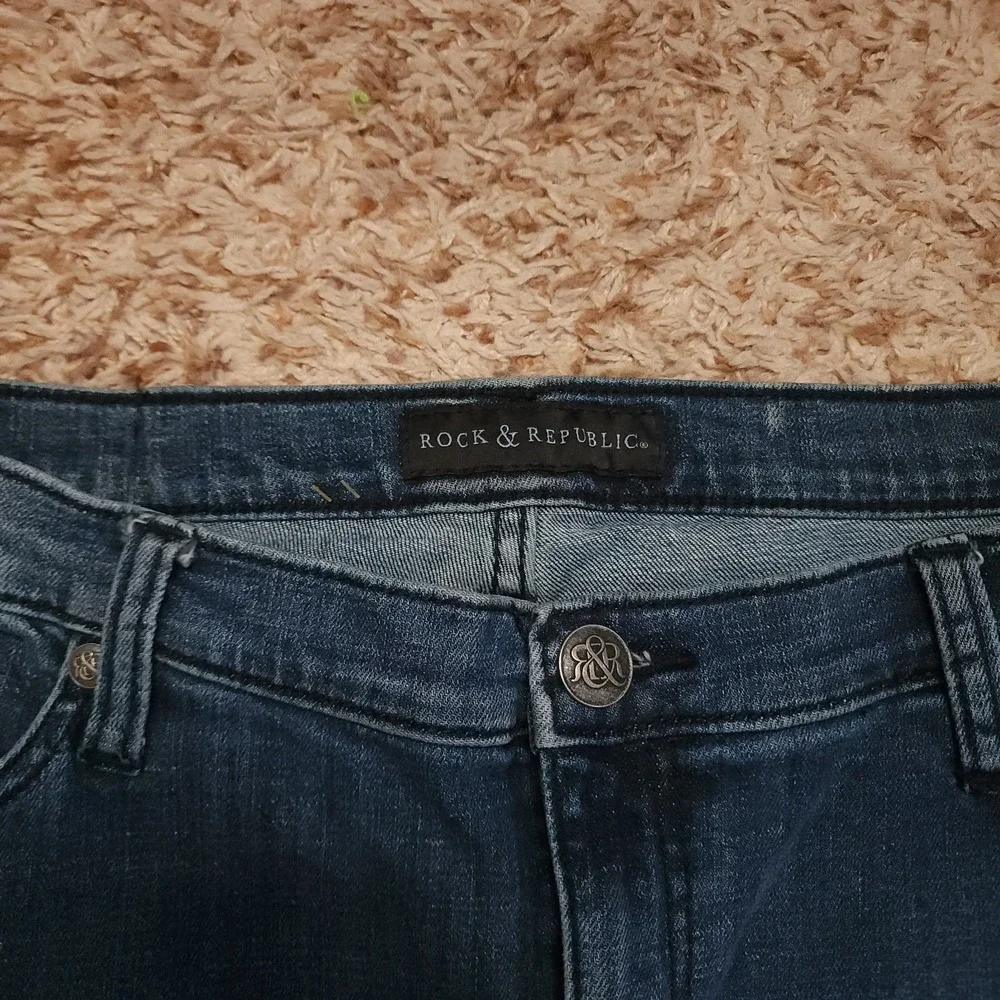 Rock & Republic Kasandra Womens‎ 16 Boot Cut Mid Rise Jeans